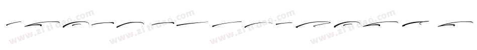 Brush Signature Reg字体转换